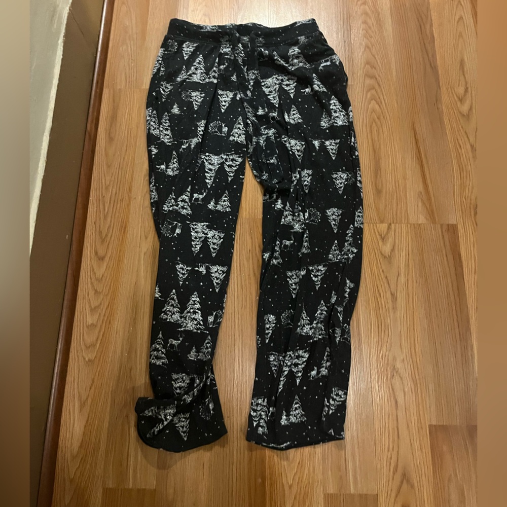 Black and White Tree Print Bottoms